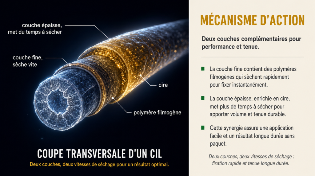 Comprendre ce qui fait tenir un mascara toute la journée